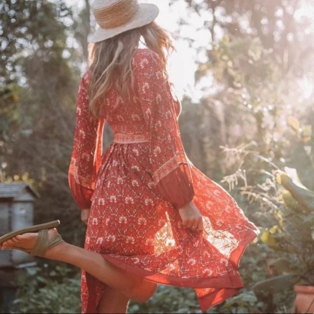 Spell & The Gypsy Collective Red Maxi Dress